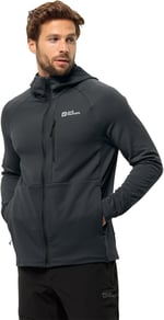 Jack Wolfskin Kolbenberg kapüşonlu erkek polar ceket