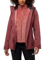 Jack Wolfskin Rotwand 3in1 Jkt W Ceket Kadınlar