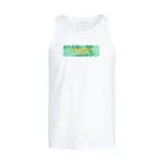 Jack&Jones Beyaz Erkek%100 Pamuk Atlet 12235311 S
