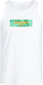 Jack&Jones Beyaz Erkek%100 Pamuk Atlet 12235311 S