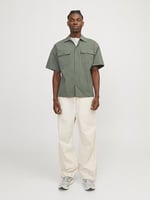 JACK&JONES JCOALTITUDE SHIRT SS OVERSIZED12251280 YEŞİL yeşil xxl