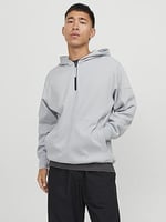 JACK&JONES JCOSHADE SWEAT HOOD GRİ gri m