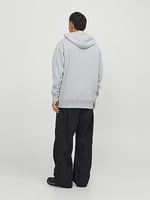 JACK&JONES JCOSHADE SWEAT HOOD GRİ gri m