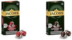 Jacobs Capsule Lungo 6 Classic Kapsül Kahve ve Jacobs Espresso 10 Intenso, Yüksek Yoğunluk, Güçlü ve Yoğun Espresso Kapsülleri, 10 Adet