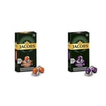 Jacobs Espresso 7 Classico ve Lungo 8 Intenso Kapsülleri - Orta ve Yüksek Yoğunluk, Dengeli, Meyvemsi, Keskin ve Yoğun, 10'ar Adet