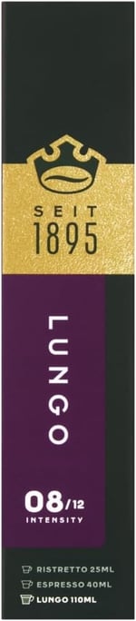 JACOBS - Lungo 8 Intenso - Yüksek Yoğunluk - Keskin ve Yoğun - Espresso Kapsülleri - 10 alüminyum kapsül