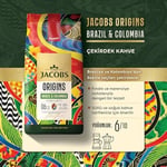 Jacobs Origins Brazil Colombia Çekirdek Kahve 1 Kilogram