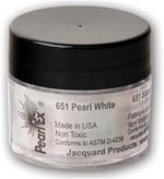 Jacquard Pearl Ex Toz Pigment 3g-Metalik - İnci Beyazı