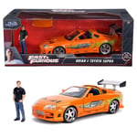 Jada 1:24 Fast & Furious Brian's 1995 Toyota Supra Mk4 Figürlü Set