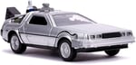 Jada, 253252003, Geleceğe Dönüş 2 Zaman Makinası Oyuncak Araba , Ayrıntılı İç Mekan, 1:32 ölçek, Açılabilir Kapılar, Lisanslı, Back To The Future 2 Time Machine Car