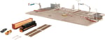 Jada Toys Hızlı ve Öfkeli Tren Sahnesi - Diorama 2 Nano Model Araba (Dodge Charger ve Toyota Supra), Tren ve Hızlı ve Öfkeli Filminin Final Yarış Sahnesi için Aksesuarlar Dahil, 8 Yaş ve Üzeri