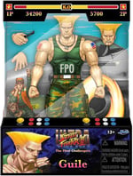 Jada Toys Street Fighter Figür Guile (15 cm) - Street Fighter 2'den Hareketli Koleksiyon ve Aksiyon Figürü: The Final Challengers, Alternatif Başlı, Eller ve Aksesuarlar, 13 Yaşından İtibaren