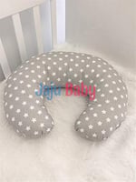 Jaju Baby Gri Desenli Emzirme Yastığı - Destek Minderi