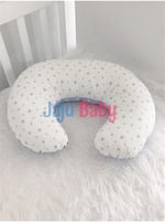 Jaju Baby Mavi Yıldız Desenli Emzirme Yastığı - Destek Minderi