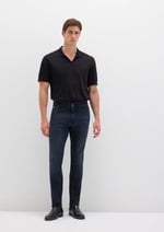 Jake Mavi Black Puslu Gece Mavisi Jean Pantolon 0042227245