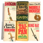 James Clavell komple Asya Saga 6 Novel Set Shogun, GAI-Jin, King Rat, Noble House, Whirlwind, Tai Pan içerir
