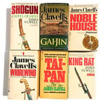 James Clavell komple Asya Saga 6 Novel Set Shogun, GAI-Jin, King Rat, Noble House, Whirlwind, Tai Pan içerir