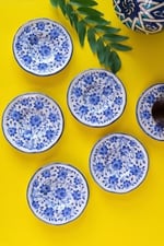 Jamuor Mess Fulya Porselen Çay Tabak Takımı 12Cm 6 Parça