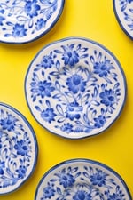 Jamuor Mess Fulya Porselen Çay Tabak Takımı 12Cm 6 Parça