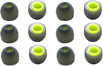 Jaybird Bluebuds X, X2 Bluetooth kulaklık için 6 çift kulak ucu. (orta)