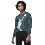 Jdb Jumpman Cement Ls Tee Erkek Jordan Sweat Yeşil L L