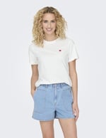 JDY Jdypisa S/S Print Top Jrs Noos Tişört Kadınlar