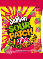 Jelibon Sour Patch Çilek Aromalı Yumuşak Şekerleme 160 gr 2li paket