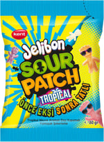 Jelibon Sour Patch Kids Tropical Aromalı Yumuşak Şekerleme 80 gr