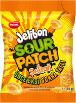 Jelibon Sour Patch Şeftali Aromalı Yumuşak Şekerleme 160 gr