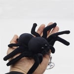 JIANEEXSQ Sevimli Gerçekçi Örümcek Doldurulmuş Hayvan Böcek Peluş Oyuncak, Gerçekçi Araneid Peluş Bebek Sırt Çantası El Çantası Pandent Hediye (9,9 cm)