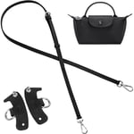 Jiesinlov Longchamp Le Pliage Mini Kılıfı için Deri Çanta Askıları Dönüşüm Kiti, Çanta Askısı Crossbody Ayarlanabilir Değiştirme