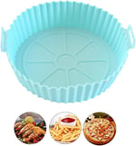 JIEYAN Silikon Hava Fritöz Gömlekleri, 6.8 inç, Yeniden Kullanılabilir, Isıya Dayanıklı, Kolay Temizlenir, Yuvarlak, 1 Adet