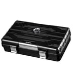 Jifeng Seyahat Tipi Puro Kutusu Humidor Parlak Siyah(10Cigar)