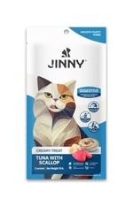 Jinny Creamy Treat Digestive Tuna İstiridye Etli Kedi Sıvı Ödülü 5X15GR