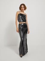 JJXX JJXX JXAVA SEQUIN STRAP CROP TOP WVN Tişört Kadın