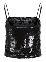 JJXX JJXX JXAVA SEQUIN STRAP CROP TOP WVN Tişört Kadın