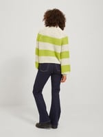 JJXX JJXX JXKELVY CHUNKY STRIPE HIGH NECK KNIT SN Triko Kadın
