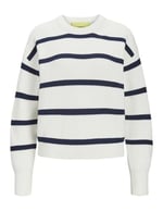 JJXX JJXX JXMILA TWIST STRIPE CREW NECK KNIT SN Triko Kadın