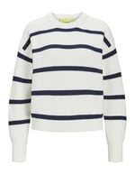 JJXX JJXX JXMILA TWIST STRIPE CREW NECK KNIT SN Triko Kadın