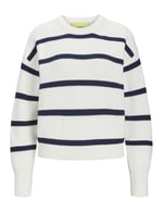 JJXX JJXX JXMILA TWIST STRIPE CREW NECK KNIT SN Triko Kadın