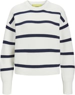 JJXX JJXX JXMILA TWIST STRIPE CREW NECK KNIT SN Triko Kadın