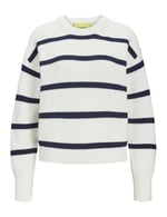 JJXX JJXX JXMILA TWIST STRIPE CREW NECK KNIT SN Triko Kadın