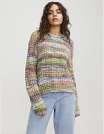 JJXX JJXX JXSIMONE SPACE DYE CREW NECK KNIT SN Triko Kadın