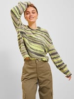 JJXX JXSIMONE SPACE DYE CREW NECK KNIT SN Triko Kadın