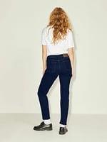 JJXX Koyu Mavi Denim Pantolon JXSEOUL STRAIGHT MW CC3001 NOOS, 5002837180