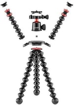 Joby JB01567-BWW GorillaPod 3K PRO Rig alüminyum esnek tripod platformu (top başlı ve iki GorillaPod kolu, birinci sınıf CS ve aynas - Seçenekler: 3K PRO Rig, 3K PRO Tripod, 3K tripod, 3K Video PRO...