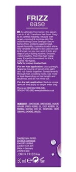 John Frieda Frizz Ease Kalın ve İnatçı Saçlar için Ekstra Güç Serum 50 ml - Seçenekler: 1.69 Fl Oz (Pack of 1), 1.69 Fl Oz (Pack of 1) (2 paketi)