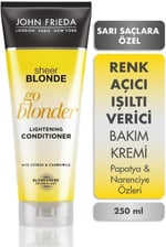 John Frieda Sarı Saçlara Özel Güneş Işıltısı Veren Bakım Kremi 1 Paket (1 x 250 ml)