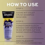 John Frieda Violet Crush Sarı Saçlara Özel Menekşe Özlü Mor Saç Bakım Kremi 250 ml - Seçenekler: 250 ml (Pack of 1), 250 ml (Pack of 1) (3 paketi)