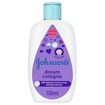 Johnson's Baby Dream Bebek Kolonyası 100 ml | Klinik olarak kanıtlanmış hafif formül, alkolsüz, doğal olarak türetilmiş, paraben, sülfat, boya ve ftalat içermez